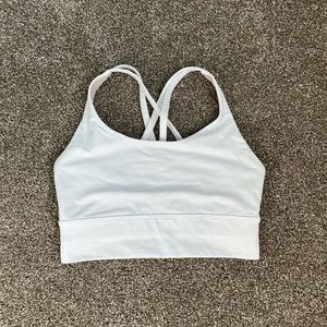 White sports bra from Lululemon size 4